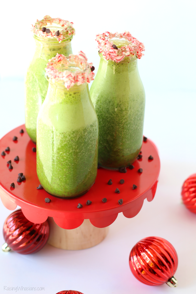 Mint chocolate chip milkshake healthy