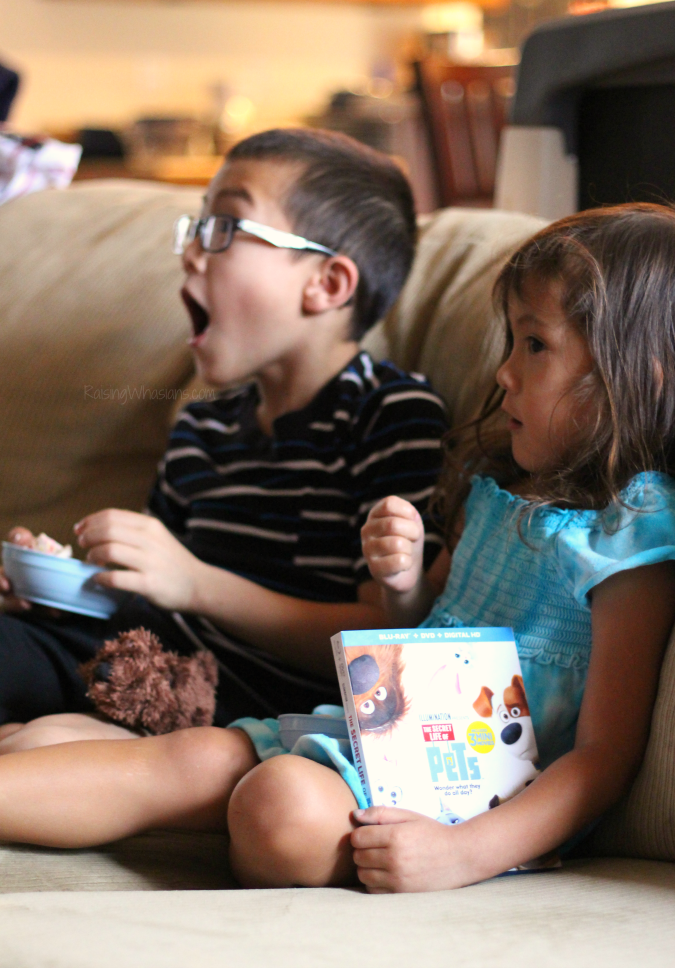The Secret Life of Pets Puppy Chow & Family Movie Night Ideas | Make an easy The Secret Life of Pets inspired snack + ideas for a pet inspired movie party #PartyPlanning #Recipe 