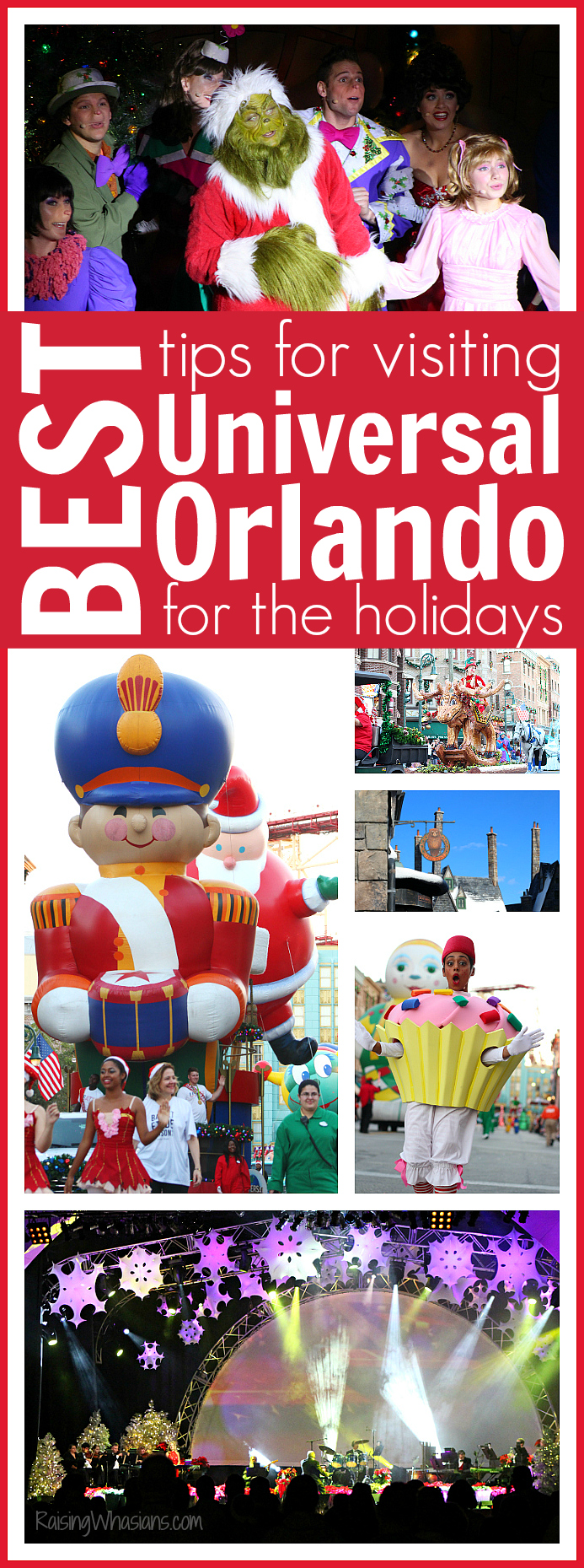 Universal Orlando holiday celebration tips pinterest