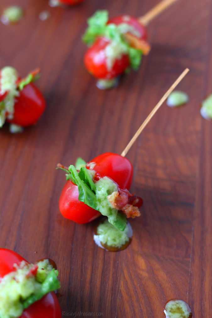 BLT bite appetizer
