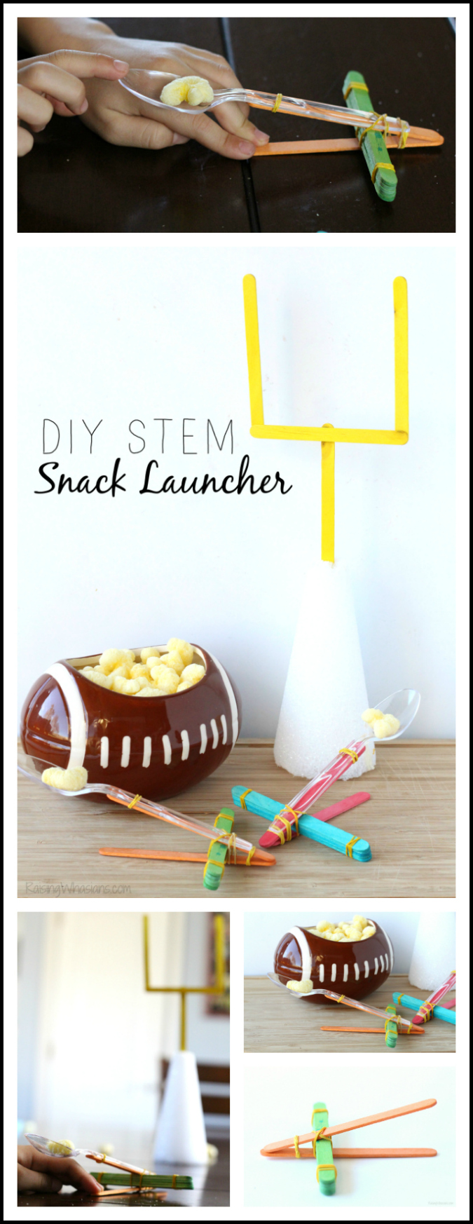 DIY STEM snack launcher pinterest