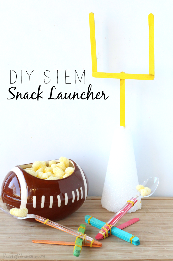 DIY STEM snack launcher