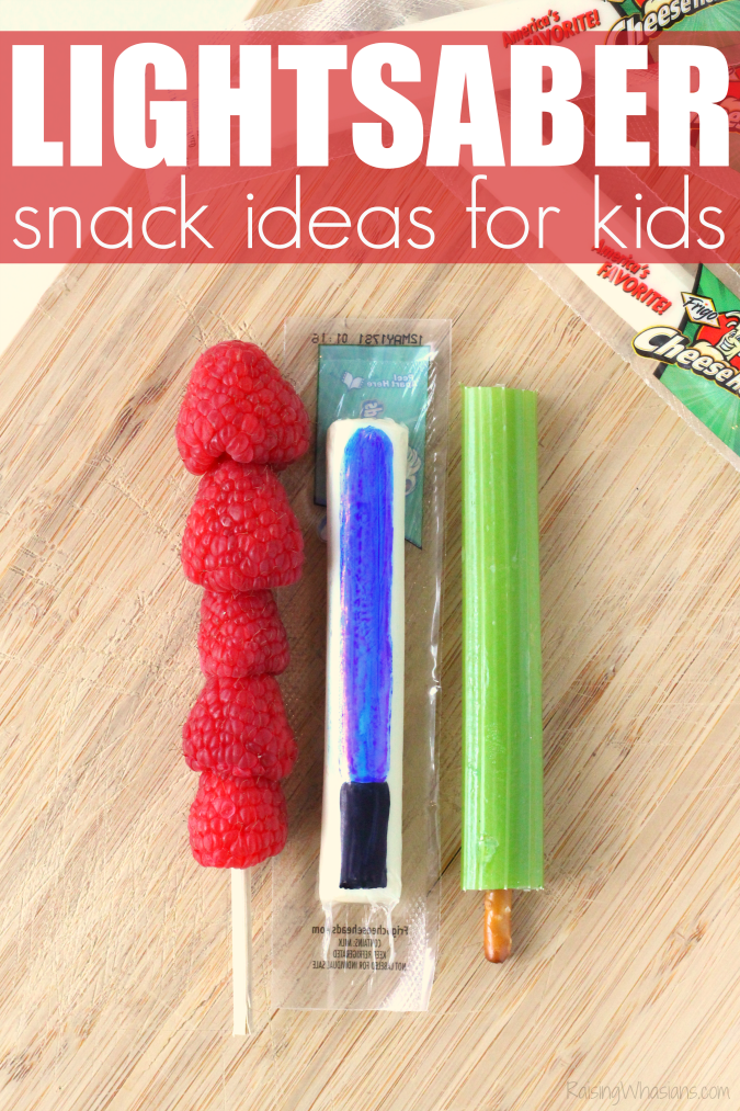 Healthy lightsaber snacks ideas