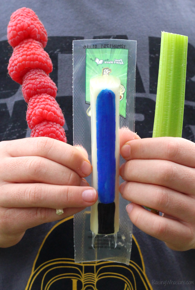 Healthy Lightsaber Snack Ideas for Kids - Raising Whasians Lightsaber snacks
