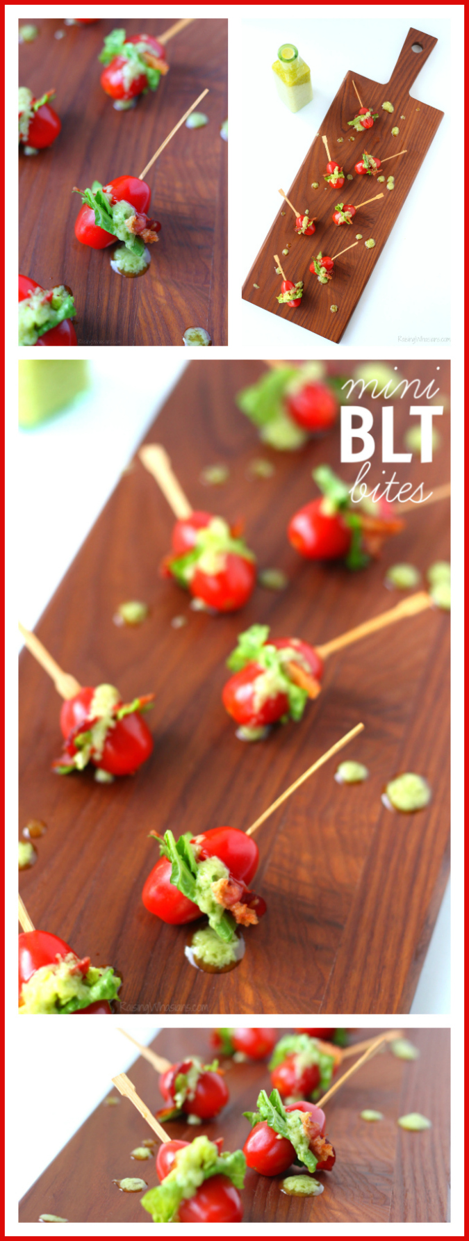 Mini BLT bites pinterest