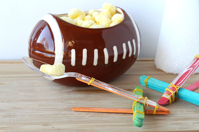 STEM catapult kids activity