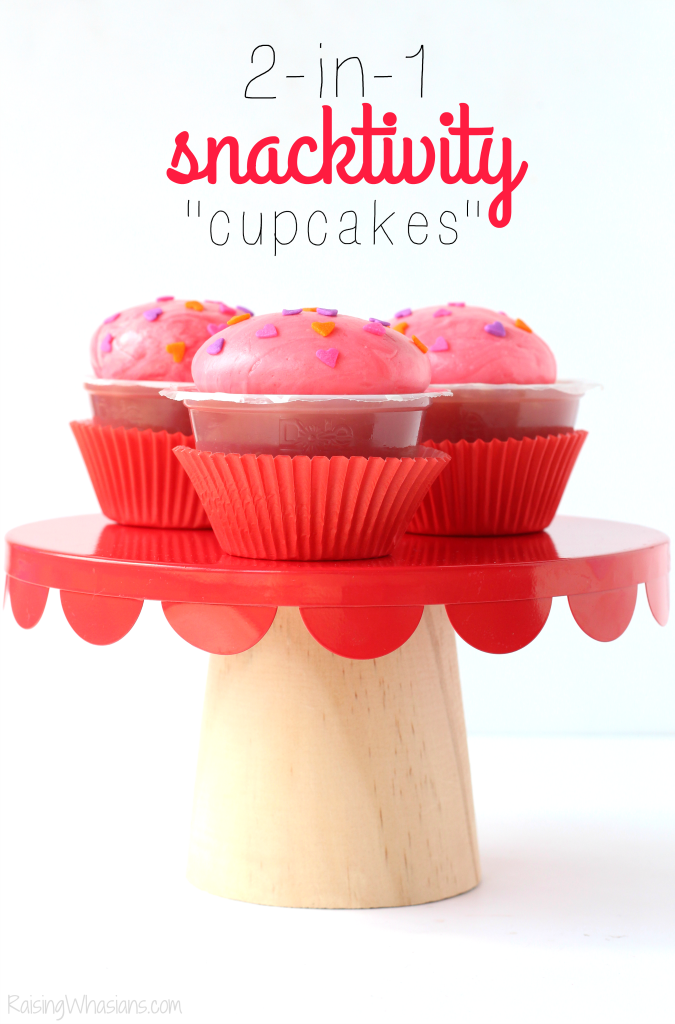 Preschooler snacktivity cupcakes