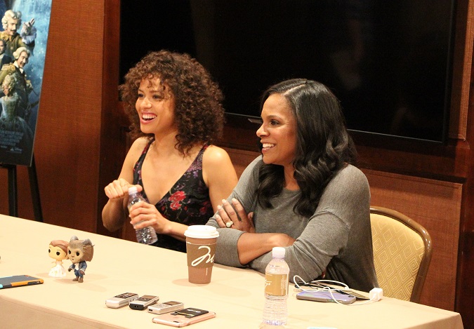 Gugu Mbatha-Raw & Audra McDonald Interview | Adding Diversity to Beauty and the Beast #BeOurGuestEvent - Raising Whasians Gugu Mbatha-Raw beauty and the beast interview