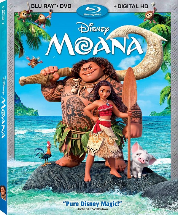 Moana on Bluray