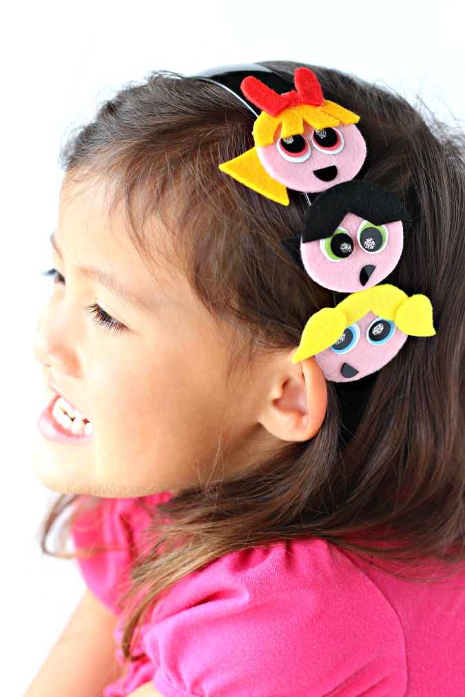 Powerpuff girls craft headband