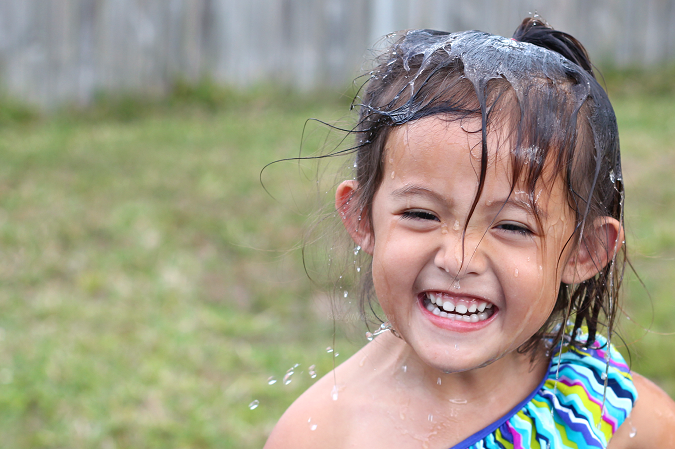 Water teaching moment for kids
