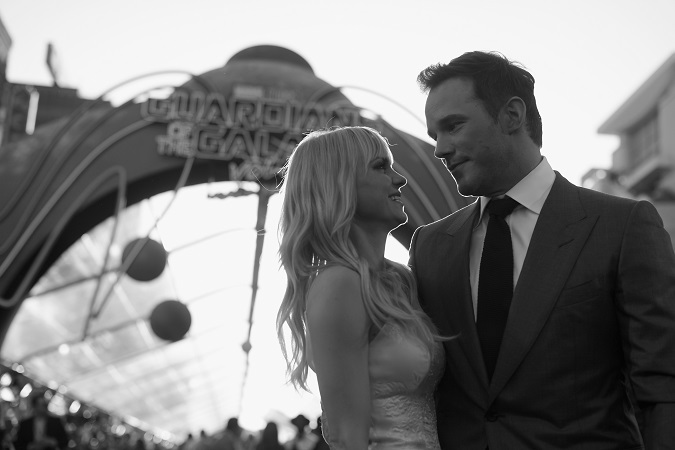 Chris Pratt Anna Faris Guardians 2 premiere LA