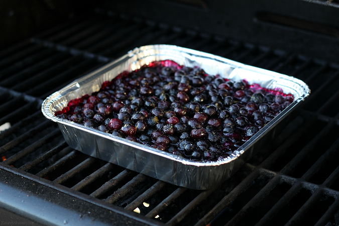 Easy Grilled Blueberry Crisp Recipe - Raising Whasians Easy grilled gluten free dessert