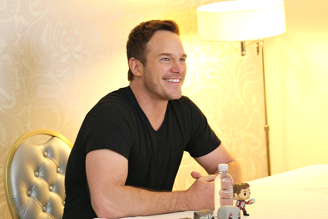 Chris Pratt Guardians of the Galaxy Vol. 2 Interview | Easter Eggs, Fan-Girling & Fatherhood #GotGVol2Event - Raising Whasians Exclusive star lord interview guardians 2