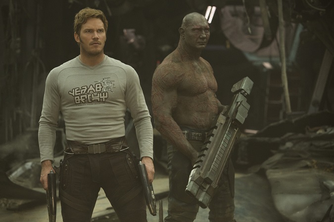 Chris Pratt Guardians of the Galaxy Vol. 2 Interview | Easter Eggs, Fan-Girling & Fatherhood #GotGVol2Event - Raising Whasians Guardians 2 easter egg