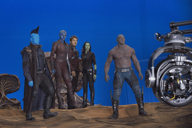 Guardians 2 on set exclusive interviews