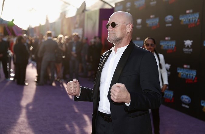Michael Rooker Guardians 2 premiere