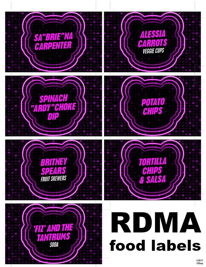 Radio Disney Music Awards Party Ideas + Printables - Raising Whasians Radio Disney music awards party printable