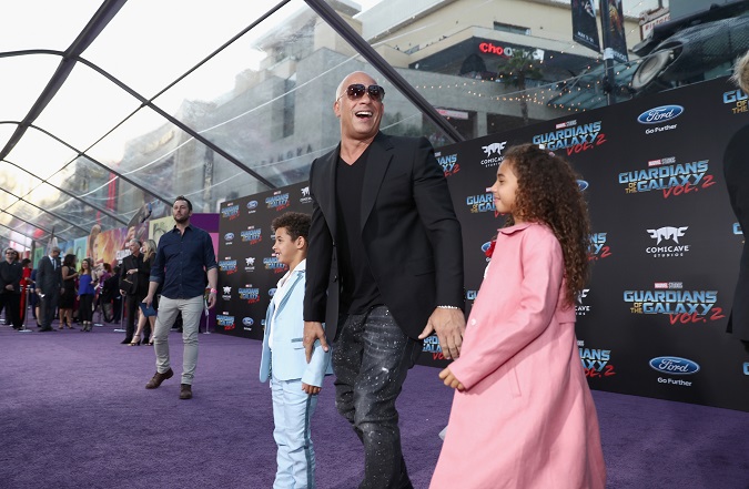 Vin Diesel Guardians 2 premiere