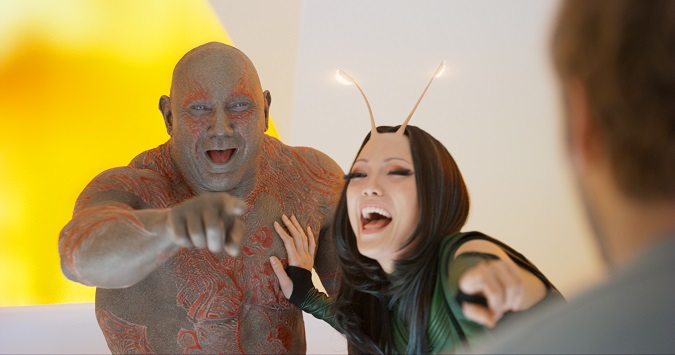 Dave Bautista exclusive guardians 2 interview Drax