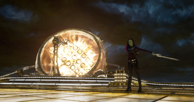 Zoe Saldana Guardians of the Galaxy Vol. 2 Interview | Gamora's