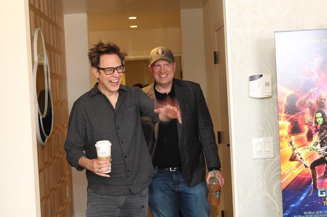 Kevin Feige James Gunn Guardians of the Galaxy Vol. 2 interview