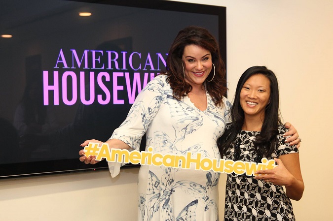 Katy Mixon Interview | Why America Loves American Housewife - Raising Whasians Katy Mixon interview why American loves Katie Otto American housewife