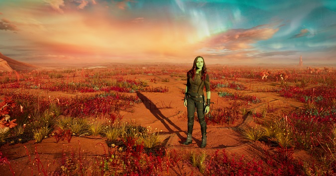 Zoe Saldana talks Gamora guardians 2