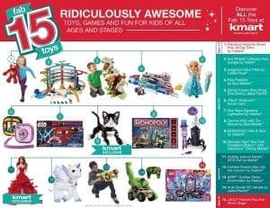 2015 Kmart fab 15 holiday toys