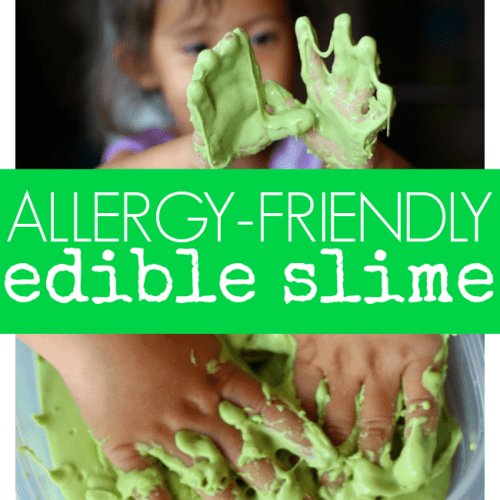 Allergy friendly edible slime pinterest