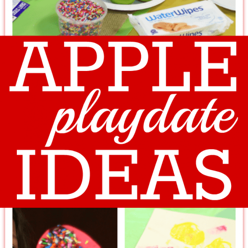 Apple playdate ideas for preschoolers