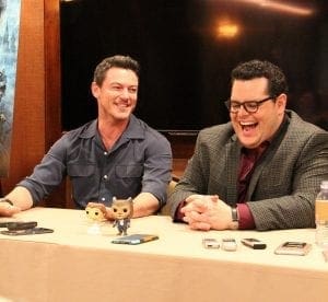 Beauty and the beasy Josh Gad Luke Evans interview