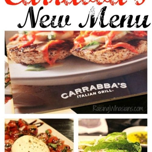 Carrabba's new menu