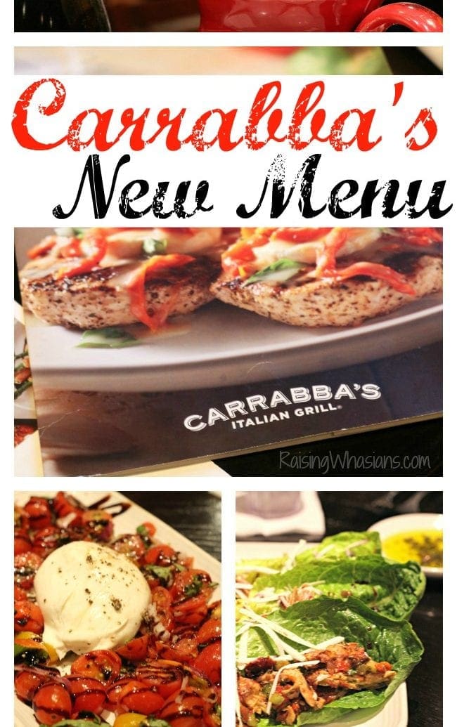 Carrabba's new menu