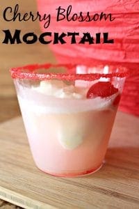 Cherry blossom mocktail