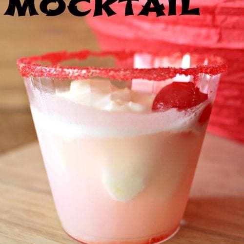 Cherry blossom mocktail