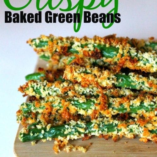 Crispy baked green beans recipe