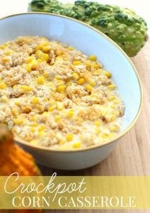 Crockpot corn casserole