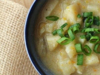 Crockpot creamy potato soup recipe