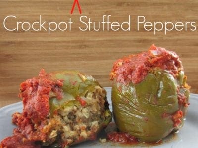Crockpot lean stuffed peppers