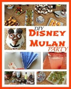 DIY Disney Mulan party