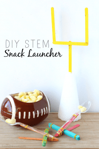 DIY STEM snack launcher