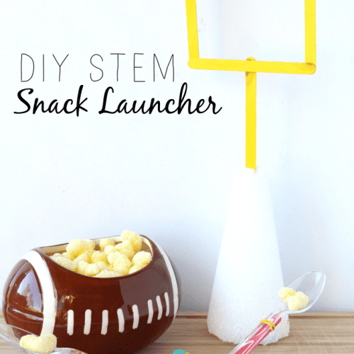 DIY STEM snack launcher
