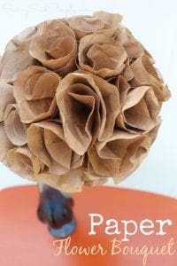 DIY paper flower bouquet