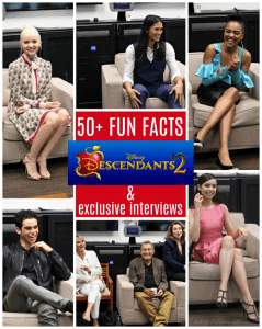 Descendants 2 interviews fun facts