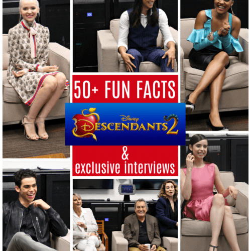 Descendants 2 interviews fun facts