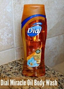 Dial miracle oil body wash