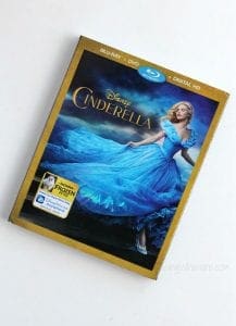 Disney Cinderella live action on blu-ray