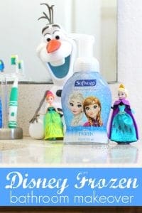 Disney frozen bathroom makeover