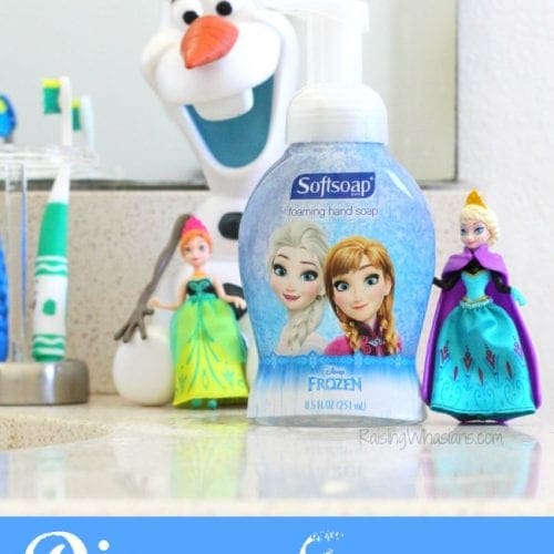 Disney frozen bathroom makeover